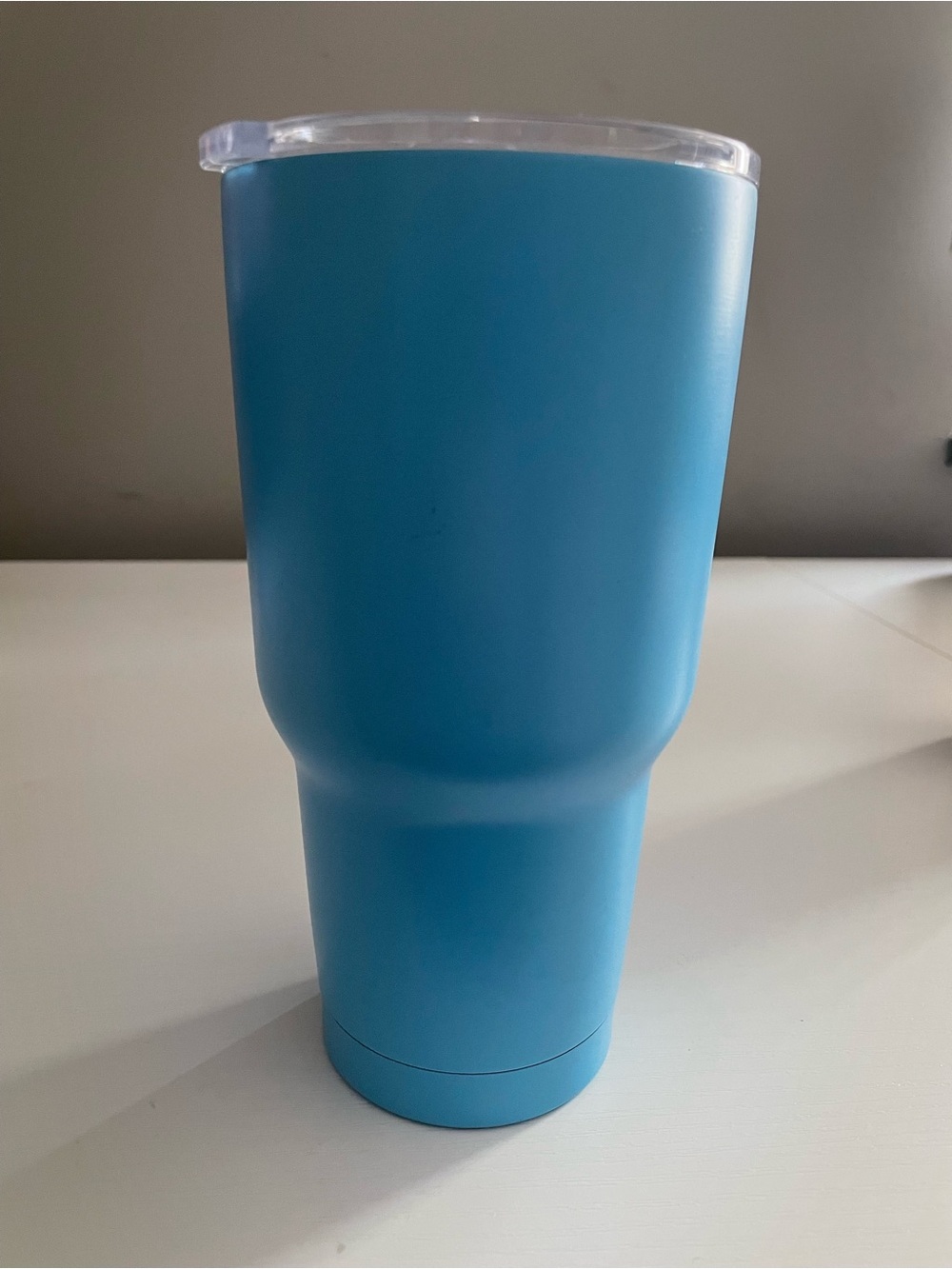 Large Blue hidr8 Insulated Tumbler with Clear Lid